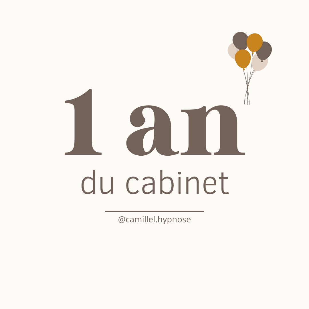 Anniversaire du cabinet d'hypnose à Bayeux