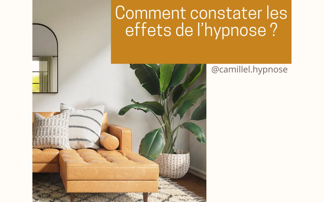 Comprendre comment les effets vont être constatés