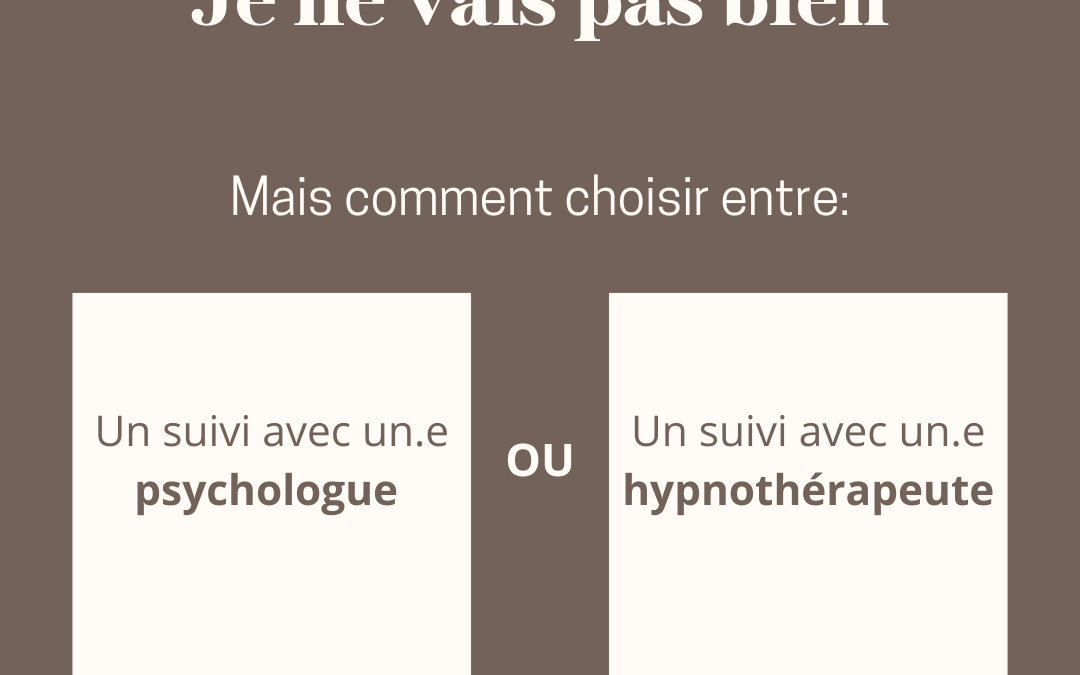 Suivi psy ou hypnothérapie ?